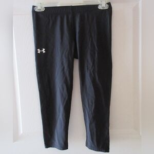 Under Armour Black Cropped Compression Leggings Women's Small